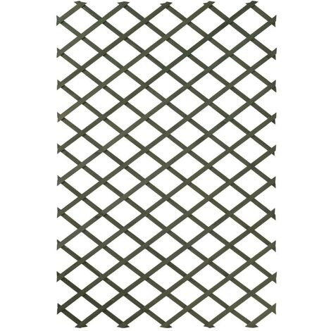 Nature Palissade de jardin 100 x 200 cm Bois Vert