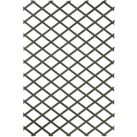 Nature Palissade de jardin 100 x 200 cm Bois Vert