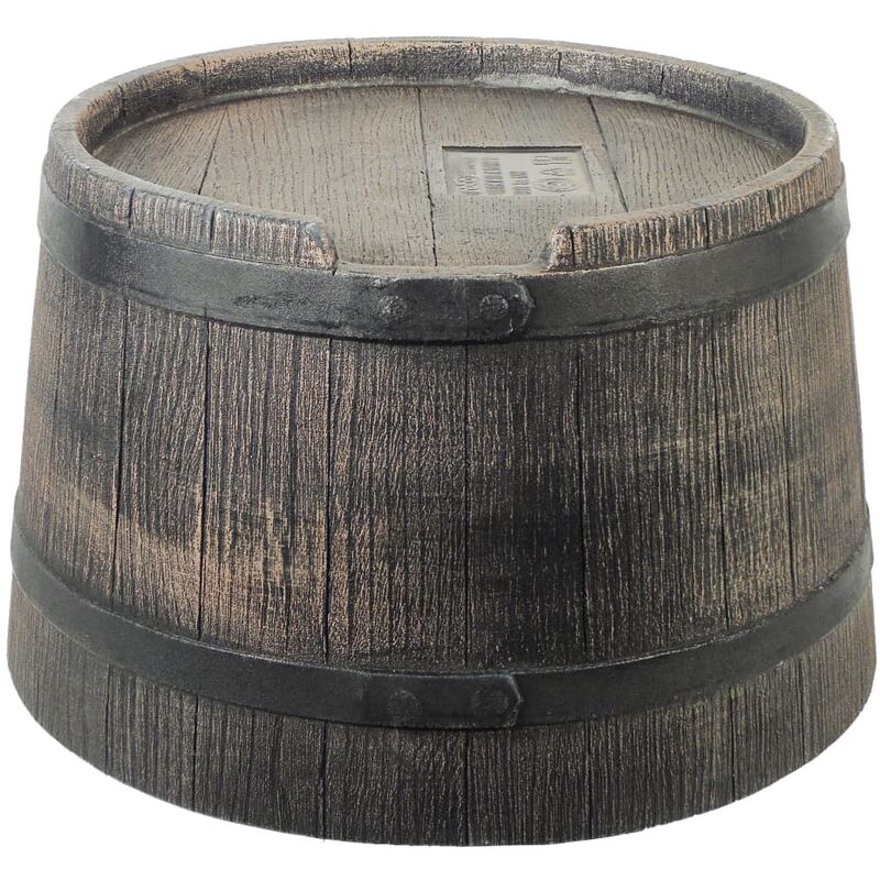 

Soporte para barril de lluvia aspecto madera 45x28,5 cm marrón - Marrón - Nature