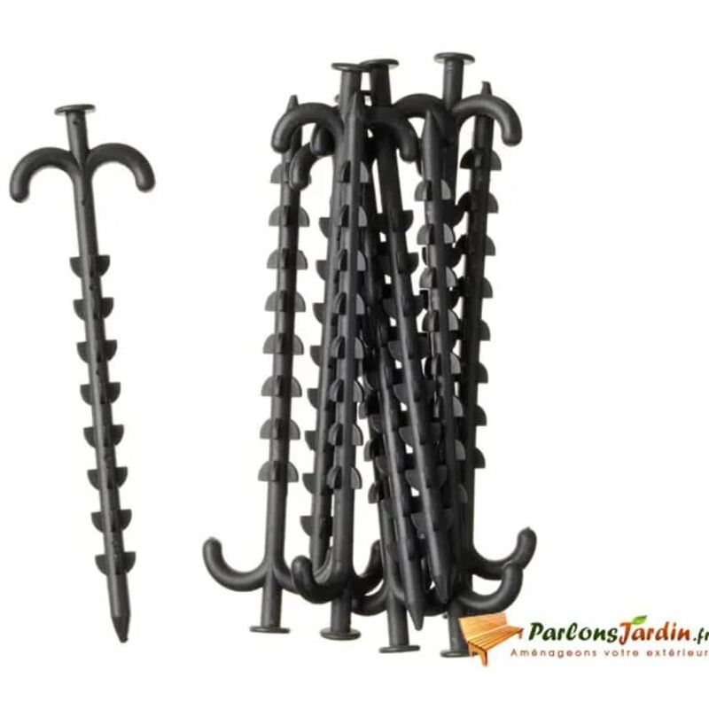 

Nature Soportes de red 10 unidades 25 cm