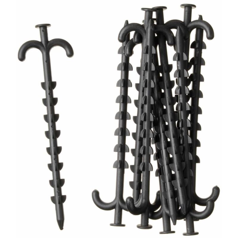 

Soportes de red 10 unidades 25 cm - Negro - Nature