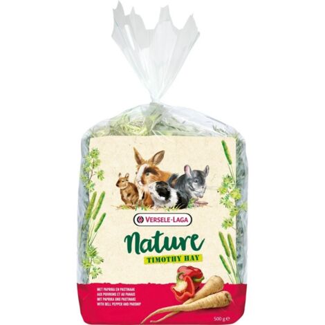 Nature Timothy Hay Bell Pepper & Parsnip 500g