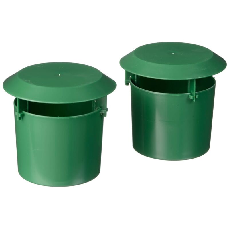 

Trampa para babosas 2 unidades verde 11x11,5 cm - Verde - Nature