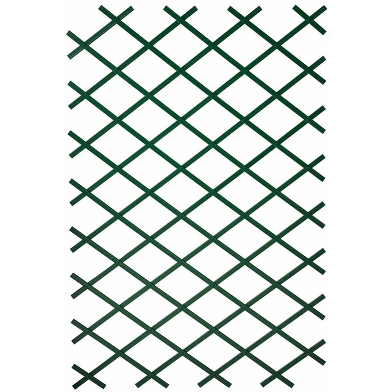 True Deal - Nature Treillis de jardin 2 pcs 100 x 200 cm PVC Vert