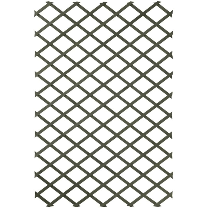 Trellis de jardin 50 x 150 cm Bois Vert Nature Vert