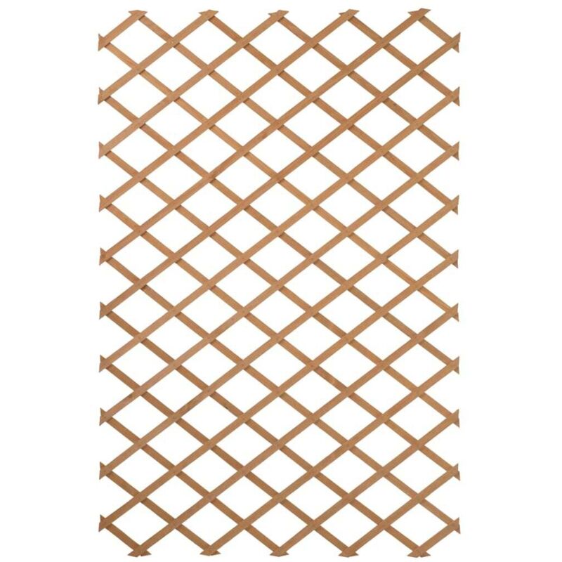 Nature Palissade de jardin 50 x 150 cm Bois Naturel