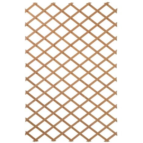 Nature Palissade de jardin 50 x 150 cm Bois l
