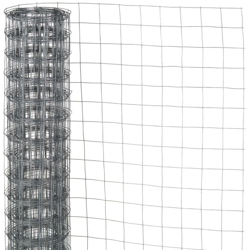 

Malla de alambre hexagonal acero galvanizado 0,5x2,5 m 13 mm - Gris - Nature
