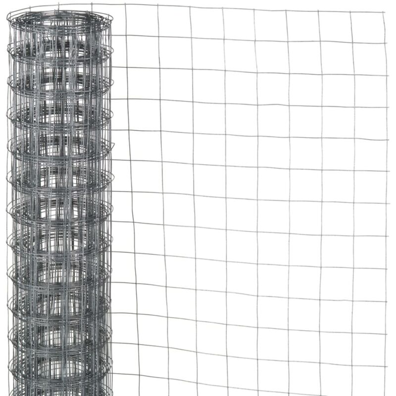 

Malla de alambre hexagonal acero galvanizado 1x2,5 m 13 mm - Gris - Nature