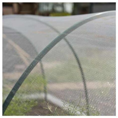 Nature – Voile anti-insectes 2x5 m – Maille 1 mm – Polyamide traité anti-UV – Protection contre mouches et chenilles