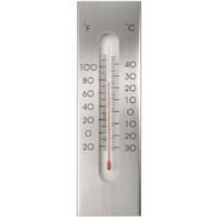 Nature Wandthermometer Aluminium 7 x 1 x 23 cm