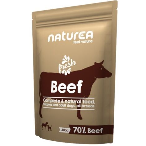 Naturea  Nassfutter für Hunde  300g Beutel - Rindfleisch 300g