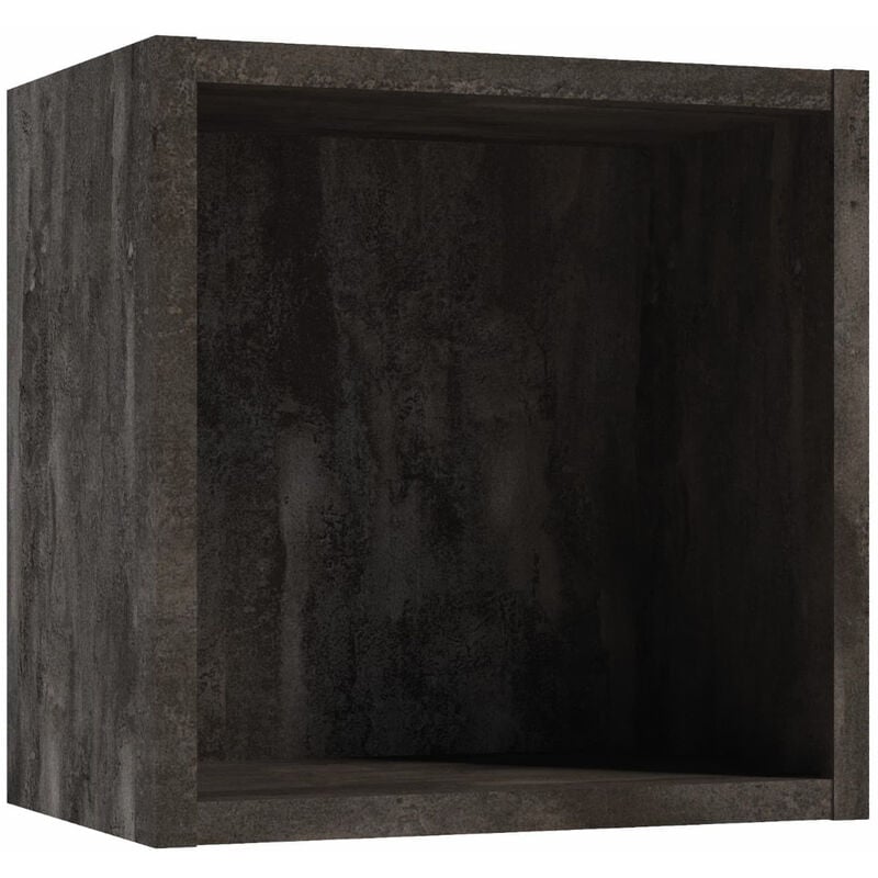 Naturel - Etagère Stilla 30x30x20 cm noir (STILLAA03010)