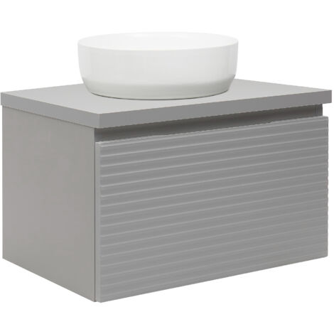 Naturel Mobile bagno Savona Natural 98x43x44,8 cm grigio opaco (SAVONA100GMD)