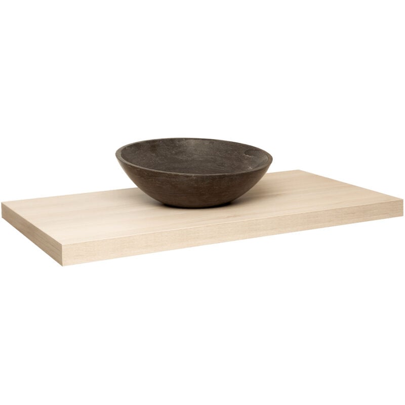 Naturel - Plaque sous lavabo Dolce 120x50 cm acacia DO12050AK