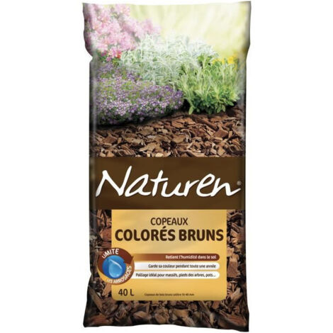 NATUREN Copeaux Colores Bruns - 40L