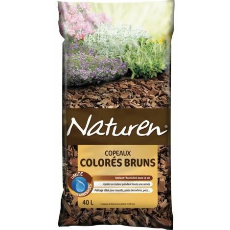 NATUREN Copeaux Colores Bruns - 40L