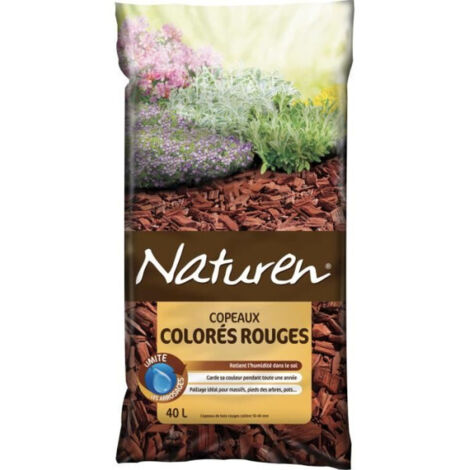 NATUREN Copeaux Colores Rouges - 40L