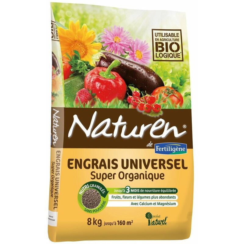 Naturen - Engrais complet super organique sac 8 kg