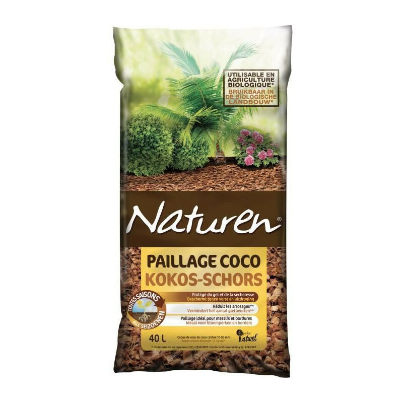 Paillage Coco - 40L - Naturen
