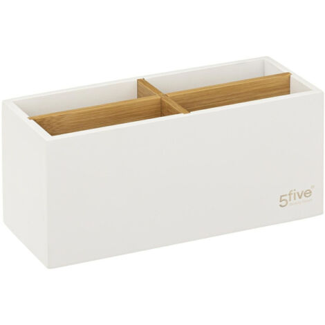 Naturéo organizador de 4 compartimentos blanco - 5five