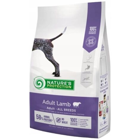Nature's Protection Lammfleisch für ausgewachsene Tiere aller Rassen, 12 kg