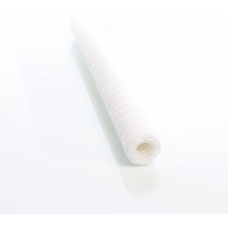 Wiltec – Filtre à sédiments 20' 508 mm – Finesse 5µ – Polypropylène durable – Pour systèmes d'eau potable et chaude - PPW-20A