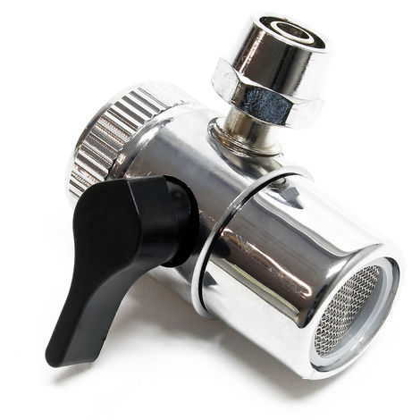 Naturewater Válvula de 2 vías adaptador grifo de agua filtro de encimera 7mm filtración