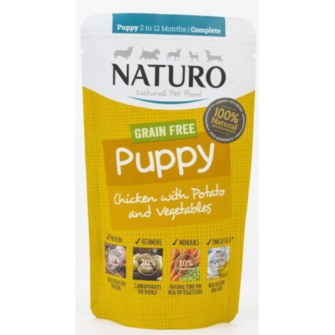 Naturo Mini  Bustina per cani 150g - CUCCIOLO pollo con patate e verdure 150g