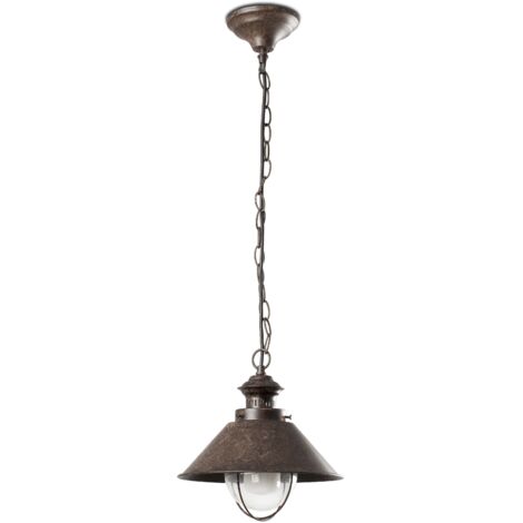 Suspension extérieure contemporaine Faro nautica Marron Métal 71108