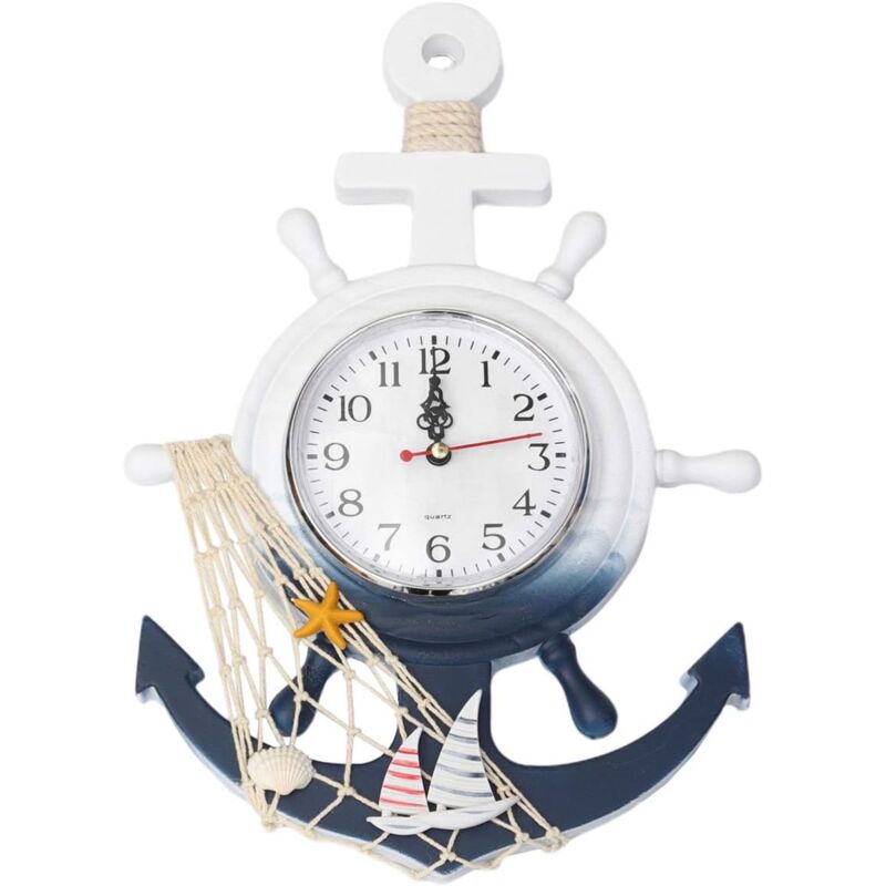 Image of Csparkv - Nautical Anchor Wall Clock&hellip;