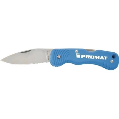 Navaja multiusos plegable 78-190mm inox m/plast promat proma