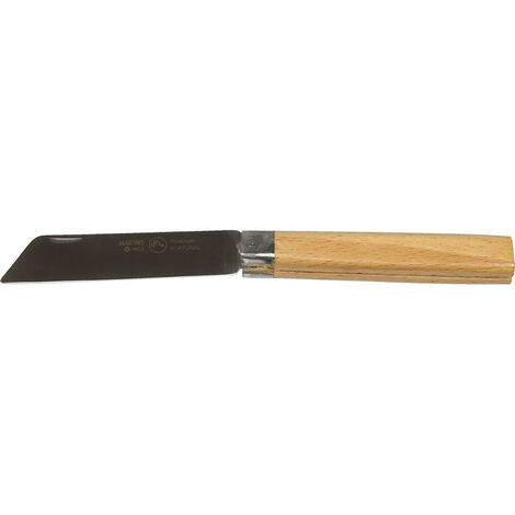 Navaja sin punta con mango de madera - 87 mm