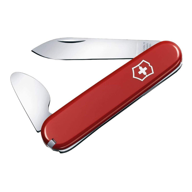 

Navaja suiza de bolsillo mediana Victorinox Relojero Rojo 0.2102 con 4 funciones Incluye Hoja de corte, Herramienta de relojero, Pinzas y Mondadientes