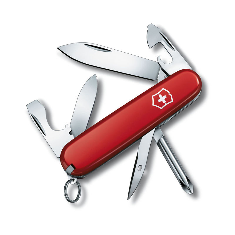 

Navaja suiza mediana ligera de hoja grande Tinker pequeño 0.4603 color rojo 54 gramos de peso - Victorinox