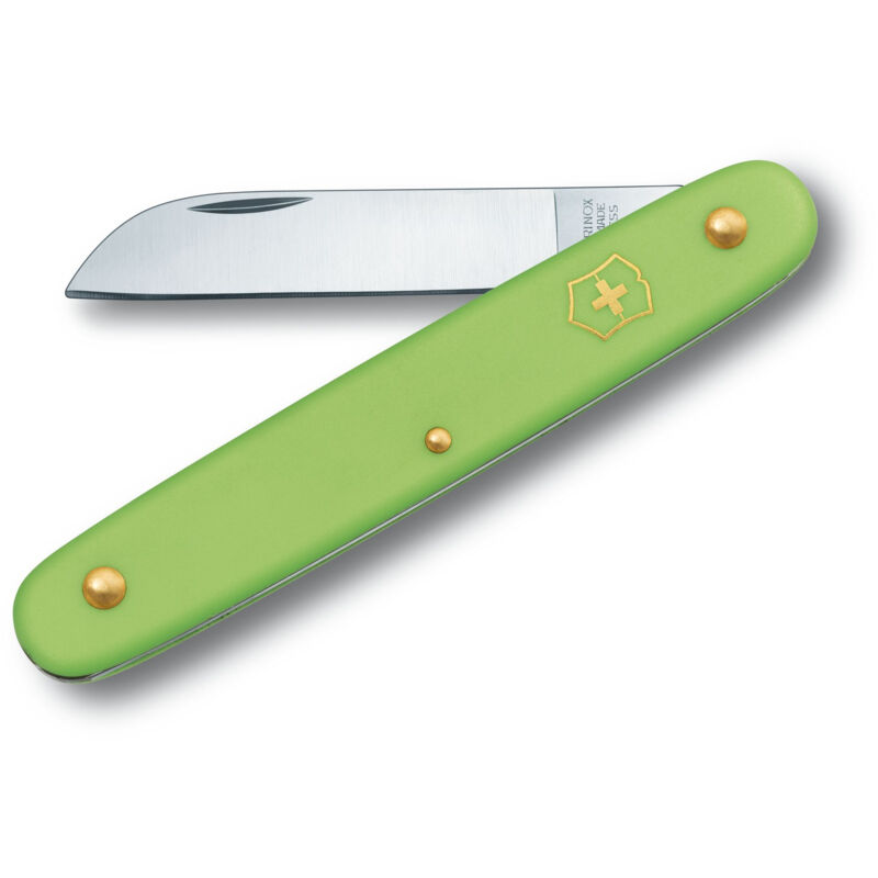 

Victorinox - Navaja Suiza para cortar flores duradero filo inoxidable de 5,5 cm, mango de Nylon de 10 cm, color verde claro