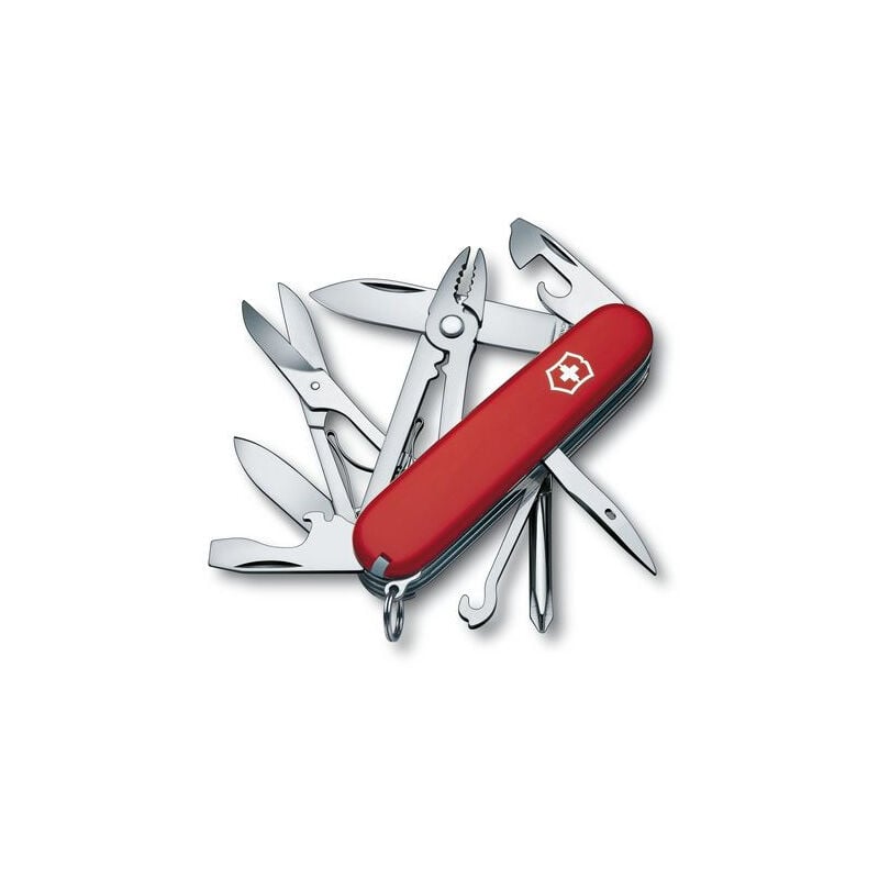 

Navaja suiza Deluxe Tinker con alicate multiuso y destornillador 17 funciones ideal para uso diario color rojo 1.4723 - Victorinox