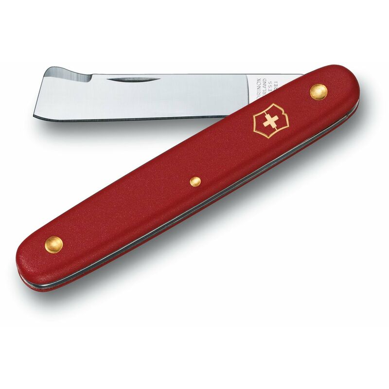 

Navaja suiza Victorinox para injertar 3.0920 Roja, con 2 funciones de hoja recta y con separador de corteza para invernaderos y jardines