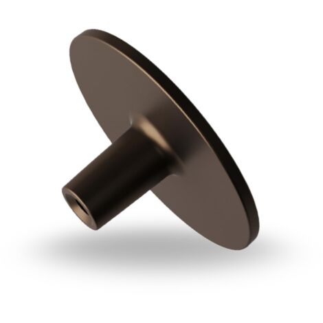 NAVARRO AZORÍN Bouton Rond BOTONE En Zamak, Bouton Rond Au Design Minimaliste Et Élégant Fabriqué En Espagne, Idéal Meubles, Chambres D’Enfants, Tiroirs, Cuisines Et Salles De Bain (Bronze Alpha)