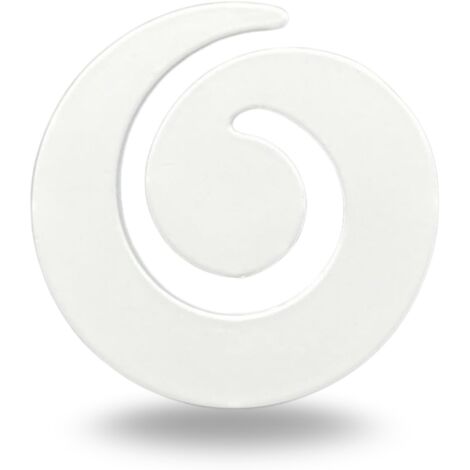 NAVARRO AZORÍN Bouton Rond En Zamak, Bouton Au Design Élégant Fabriqué En Espagne, Idéal Meubles, Chambres D’Enfants, Tiroirs, Cuisines Et Salles De Bain (Blanc)