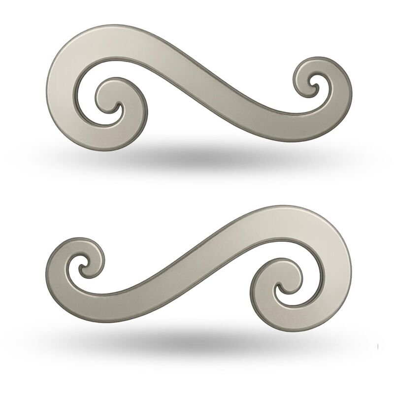 Navarro Azorín Coppia di Maniglie in Zama per Mobili, Ideale per Cassetti, Armadi, Cucina e Bagno, Design Elegante e Made in Spain, Modello DORDOGNE