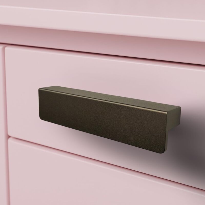 Navarro Azorín Maniglia in ABS, Design Elegante Made in Spain, Ideale per Mobili, Cassetti, Cucine e Bagni (Bronzo Alfa)