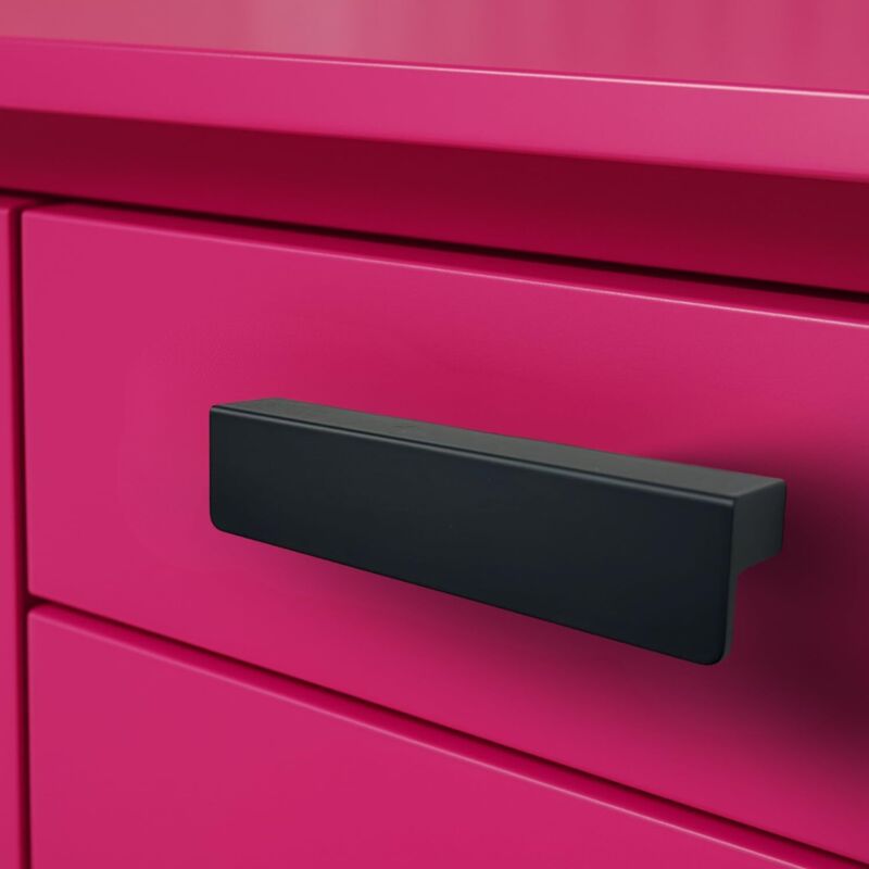 Navarro Azorín Maniglia in ABS, Design Elegante Made in Spain, Ideale per Mobili, Cassetti, Cucine e Bagni (Nero Cobalto)