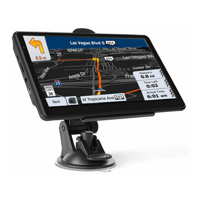 Navigateur de navigation gps pour voiture et camion à écran tactile de 7 pouces Sat 8 Go 256 Mo Système de navigation gps pour vr automatique Câble