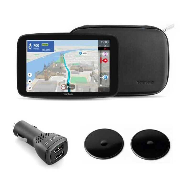 Navigateur GPS - TOM TOM - GO Camper Max 7 - Premium Pack Nouvelle génération - 7 - Cartographique mondiale