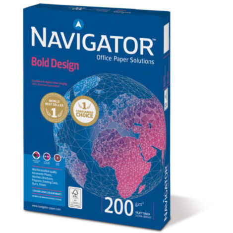Navigator Bold Design carta inkjet A4 (210x297 mm) 150 fogli Bianco