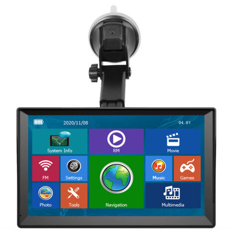 Navigatore GPS per auto, touch screen da 9" con mappa offline 2024, supporta guida vocale, promemoria velocità e semaforo rosso/percorso personalizzato per camion