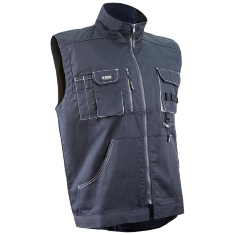 Gilet de travail sans manche navy/paddock ii - Bleu marine l - 48/50