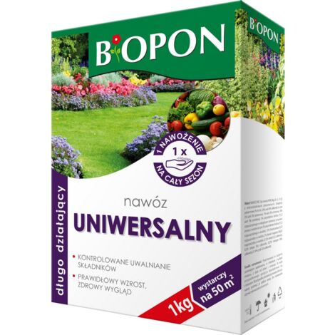 NAWÓZ - DŁUGO DZIAŁAJĄCY UNIWERSALNY GRANULES CARTON 1KG - BR BIO-1134