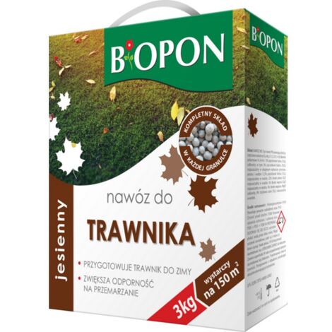 NAWÓZ JESIENNY - DO TRAWNIKA GRANULES CARTON Z UCHWYTEM 3 KG - BR BIO-1080